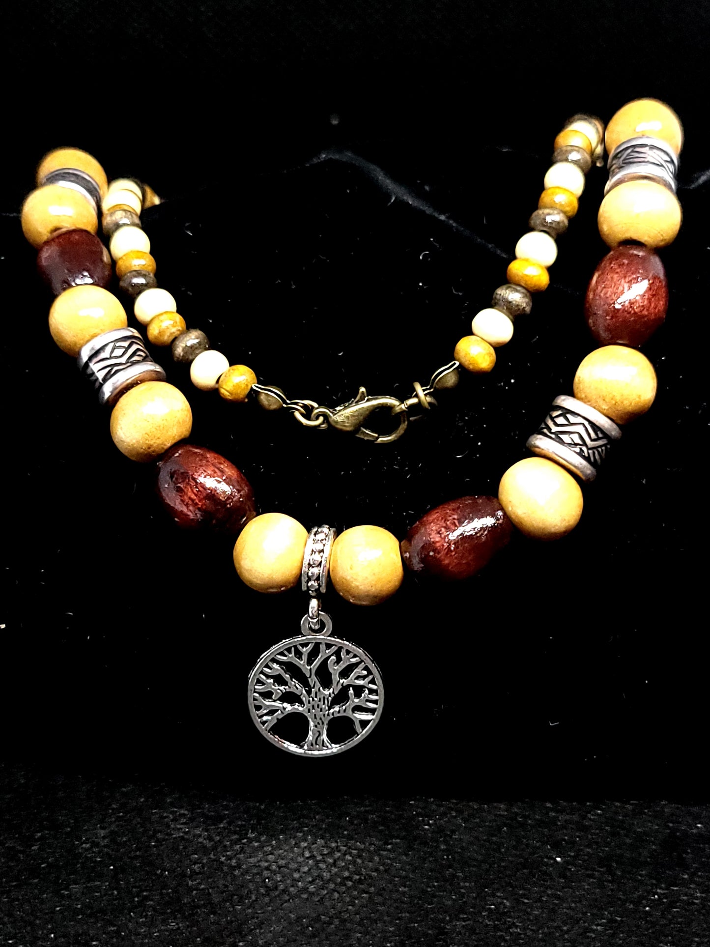 Tree Of Life Wooden Necklace